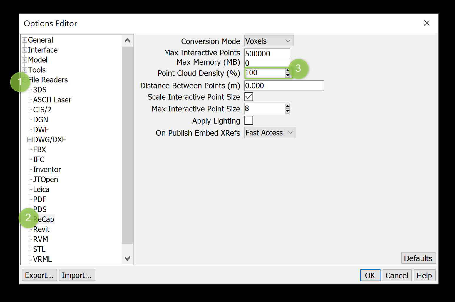Crash when working with large point cloud files in Navisworks