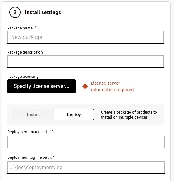 How to configure Network License server in Autodesk online deployment