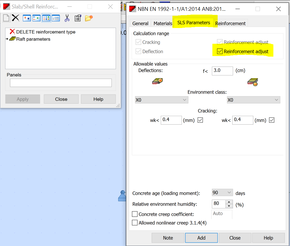 Is it recommended to adjust reinforcement for deflection while raft ...