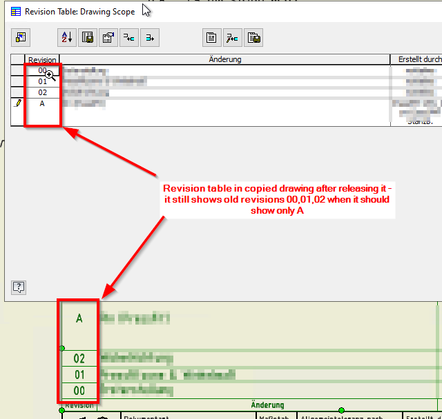 Vault revision table does not update correctly after using Copy Design in Inventor