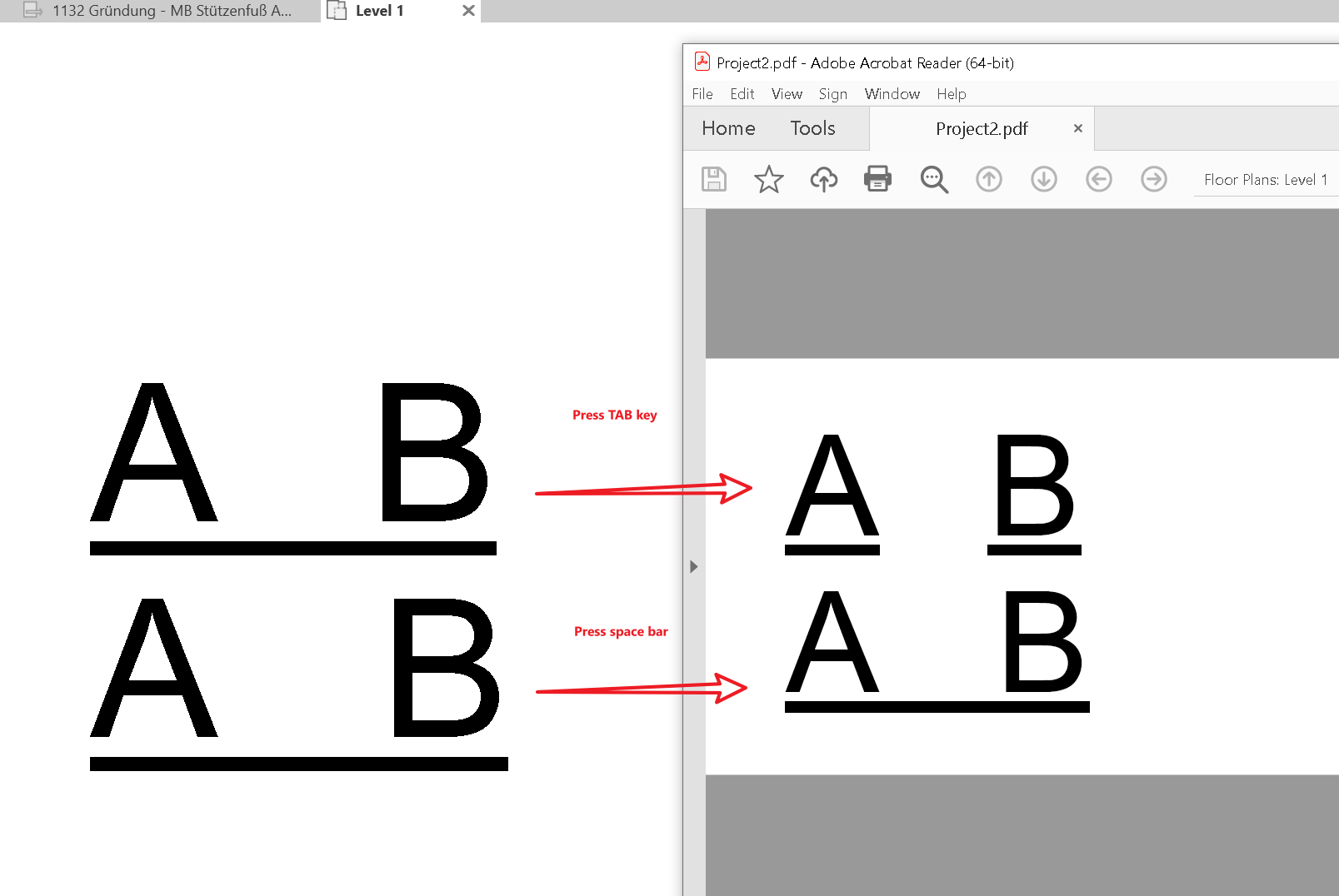 text-underline-display-issue-when-exporting-to-pdf-from-revit