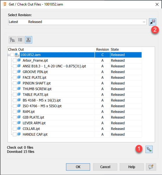 A released assembly needs to be updated after getting the latest