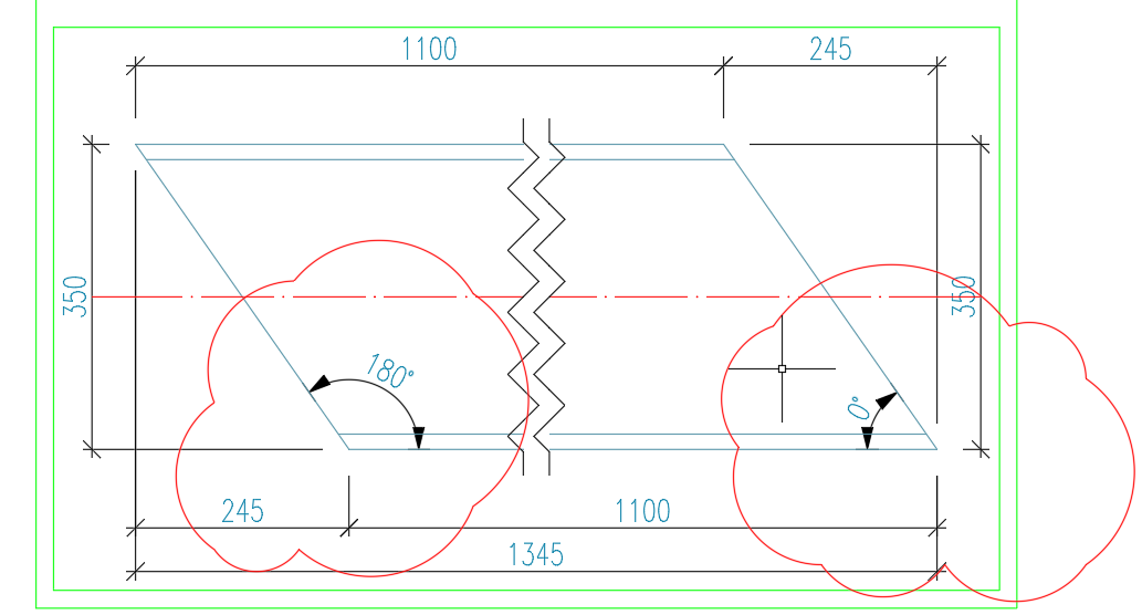 Automatic angle dimensions shown as 0° in details in Advance Steel