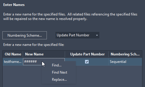 Context Menu is missing in Vault Rename wizard after 2024.2 update