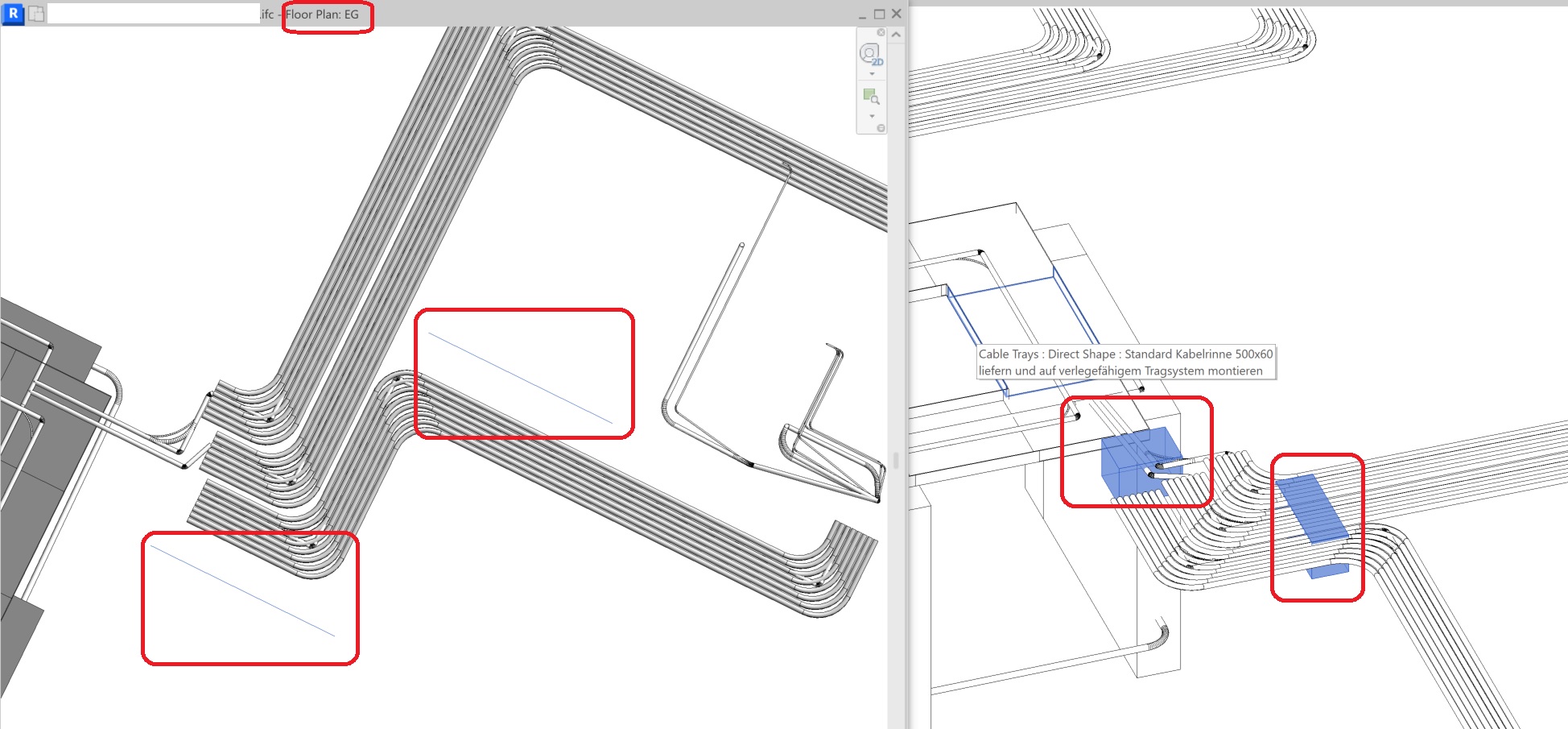 Los Elementos De IFC Se Muestran Como Líneas En La Vista En Planta En Revit