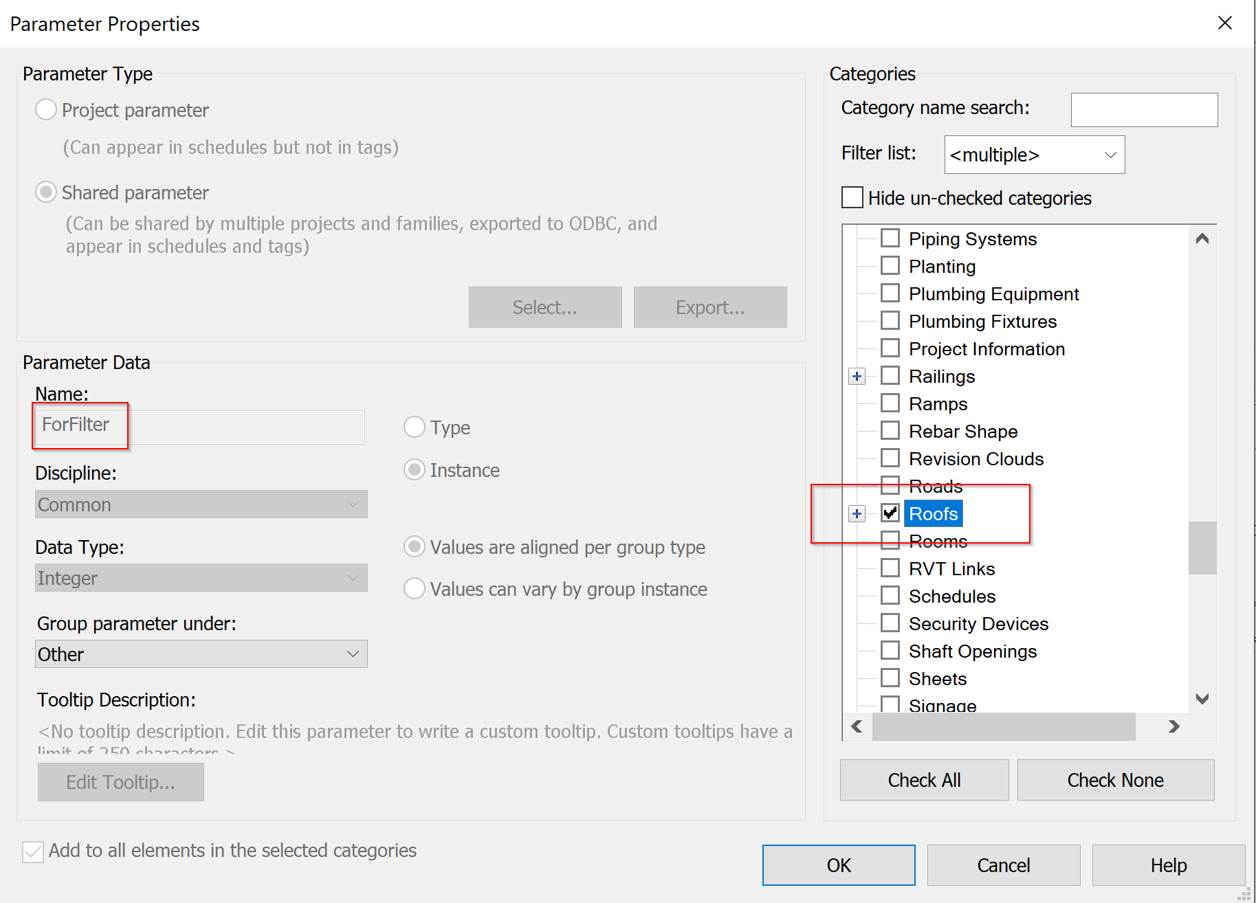 Filter doesn't work for linked data at specific conditions in Revit