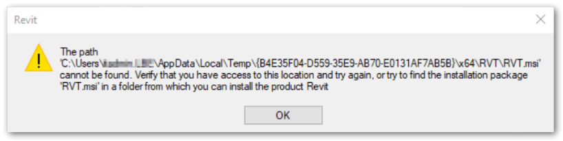 Solved: AUTODESK REVIT installed but no directory(HELP) - Autodesk  Community - Revit Products