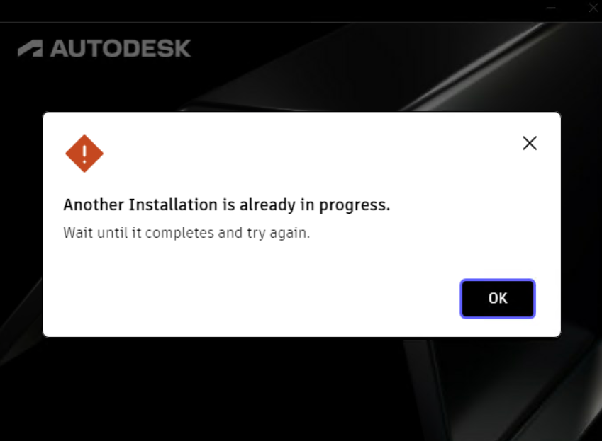 "Another Installation is already in progress" when deploying Revit with