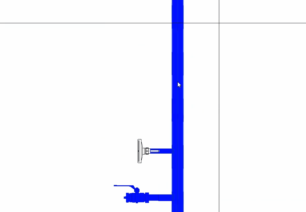 When creating a pipe tee, the main pipe displaces in Revit