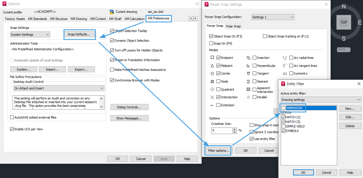 Unable to snap to endpoint of dimension extension line in AutoCAD ...