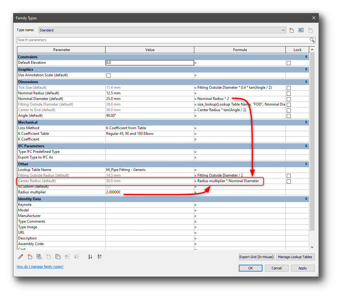 How to correctly configure routing preferences and elbow family so that ...