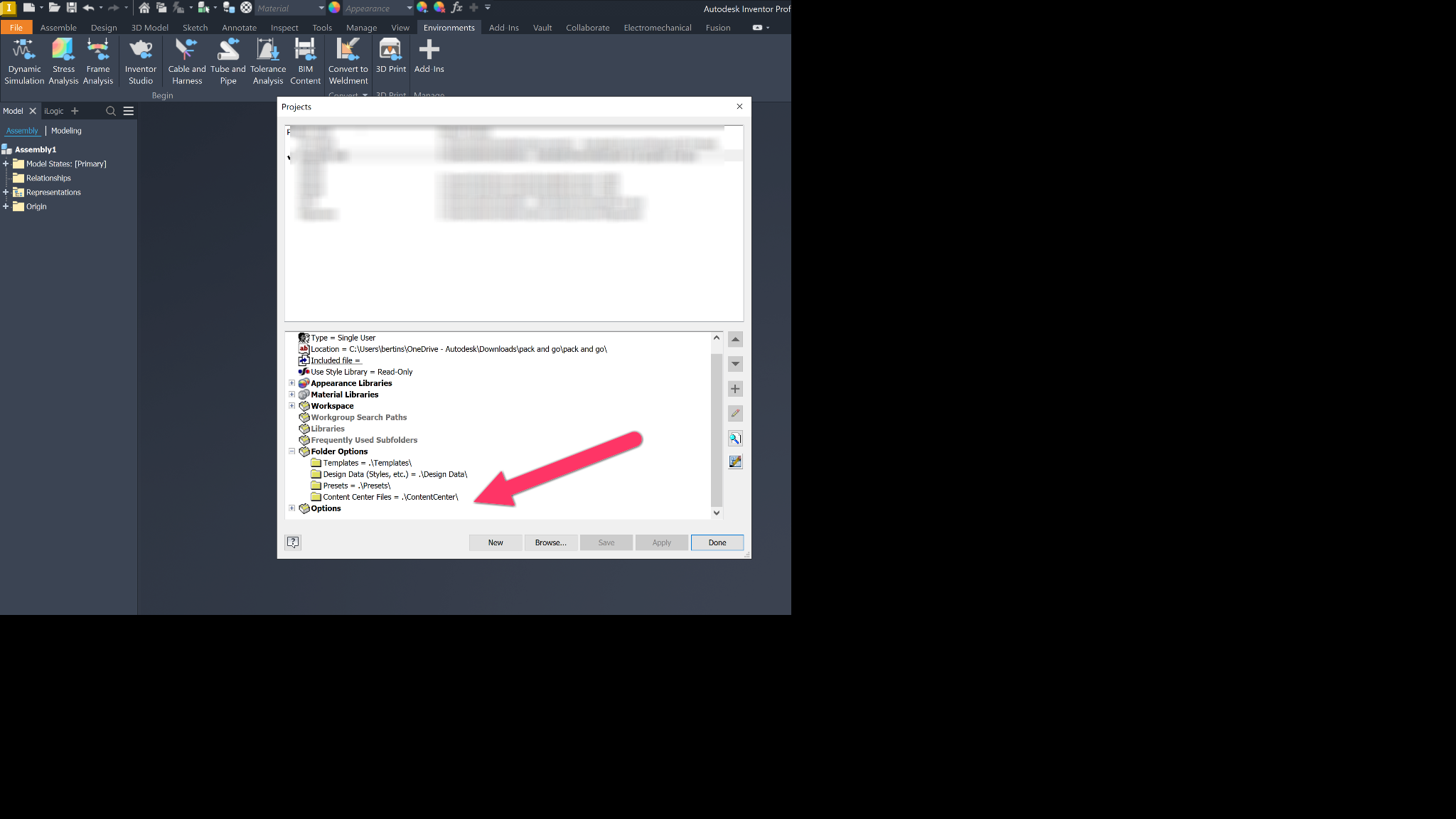 Bolted Connection fails to insert the items into the Inventor Assembly