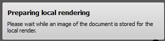 Preparing local rendering message appears and render does not start in ...
