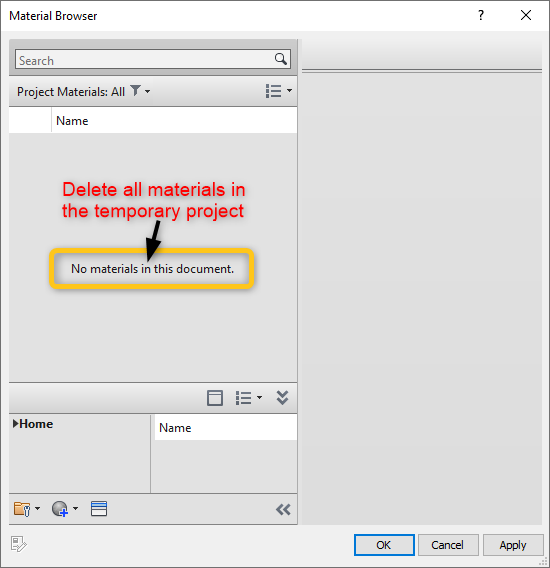 Revit を使用して ADSKLIB ファイルのマテリアル アセットのパスを変更