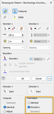 Wrong orientation along a 3D path when pattern component in Inventor