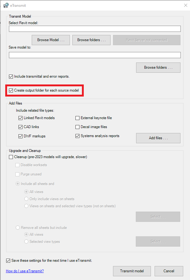 "Unable to transmit [Filename.rvt]" error when transmitting a model in ...