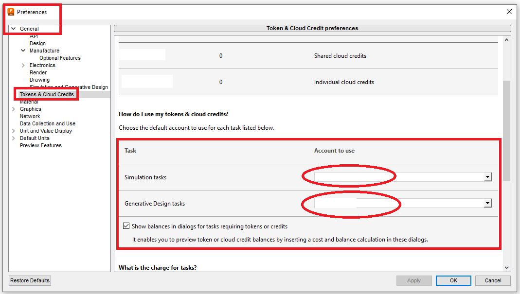 Can't access simulation or generative design extension with tokens in ...