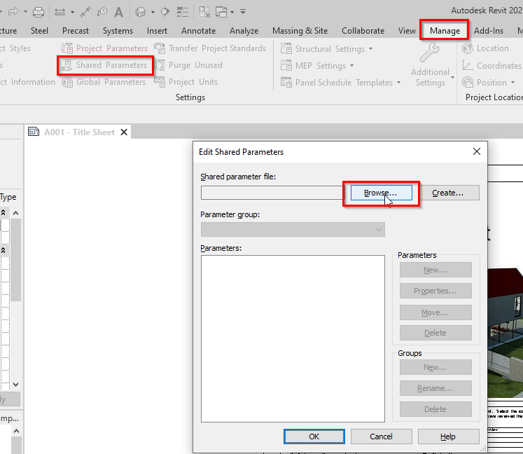 Updating Path To Shared Parameters File For Existing Projects In Revit