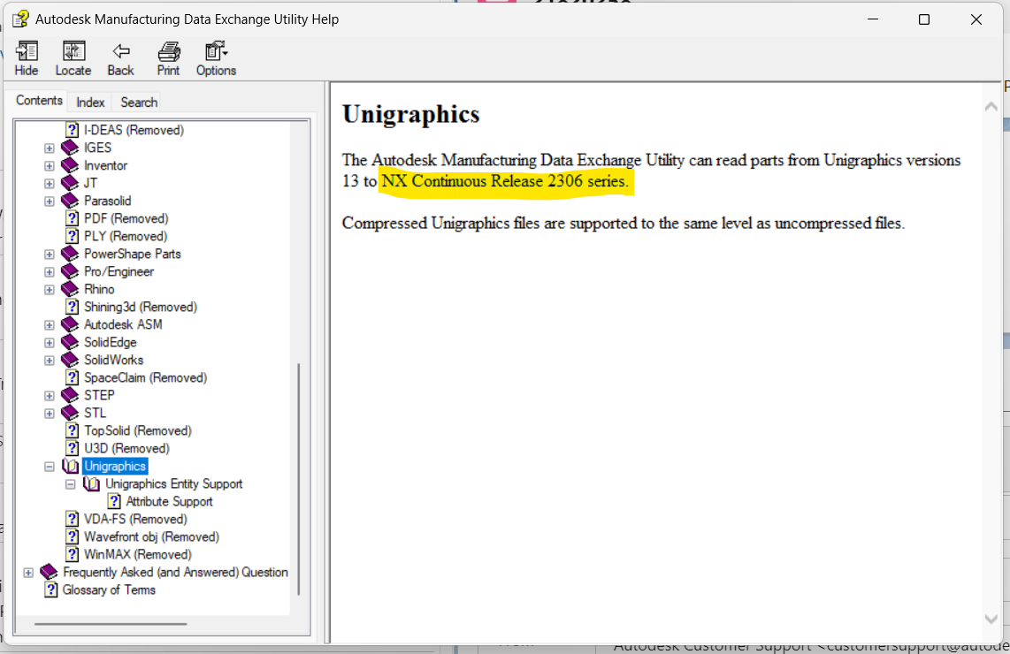 Le fichier Unigraphics.prt ne s'ouvre pas dans PowerShape 2024