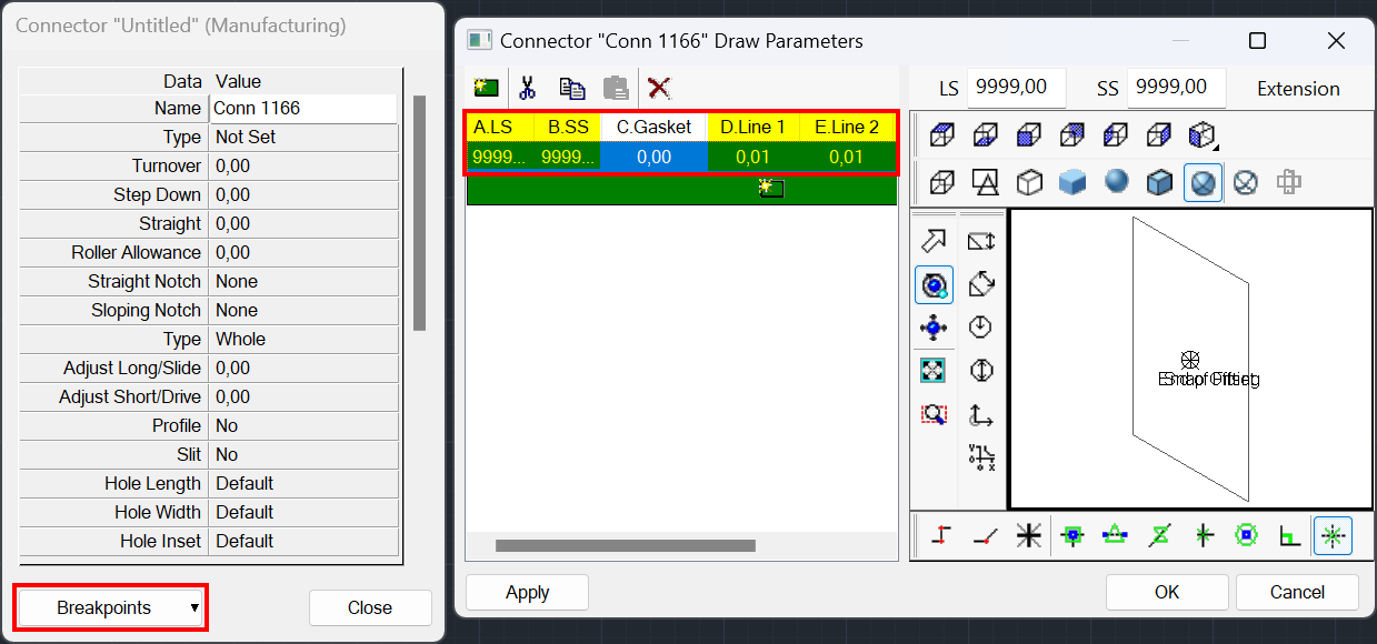Connector lines are not visible on Fabrication pattern CID 1166 in Revit