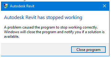 O erro Erro 1606. Não foi possível acessar o local de rede é exibido  quando uma atualização do Revit é instalada.