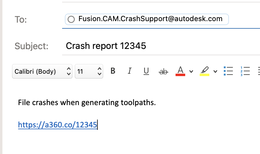 Data set needed for issue with Fusion Manufacture