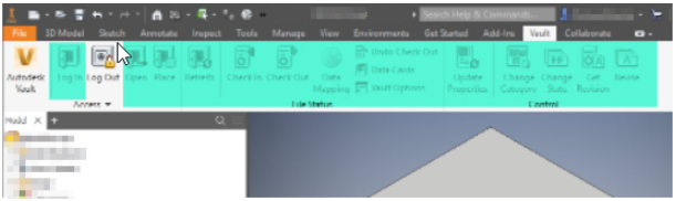 Cannot check out and check in files to Vault because the buttons in ...