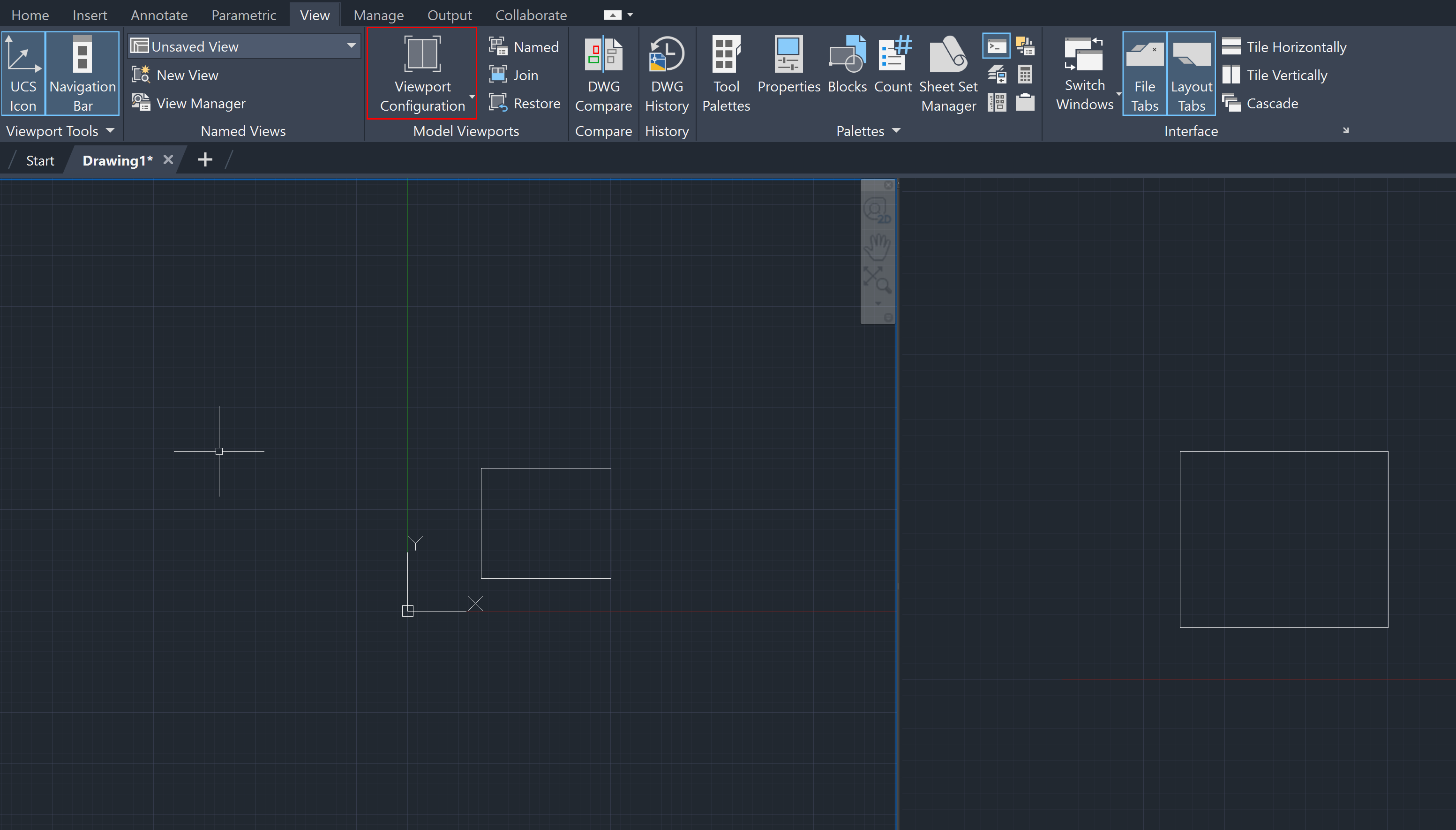 All split viewports are zooming at the same time in AutoCAD LT