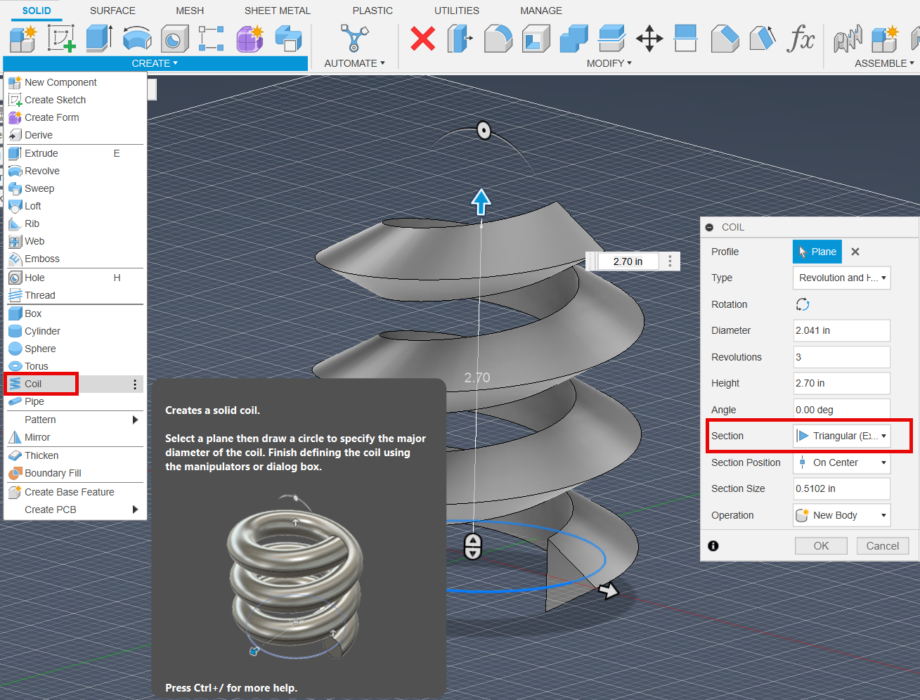 Coil feature preview