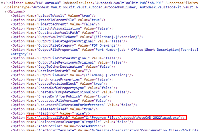 「指定された 'AcadInstallPath' 'C:\Program Files\Autodesk\AutoCAD 202X\acad ...
