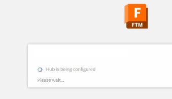 "O hub está sendo configurado" no lançamento Fusion 360