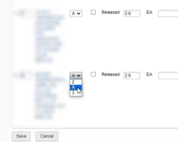 クラシック UI で使用可能なリビジョンが、Fusion Manage の BOM 品目の最新の UI で見つからない