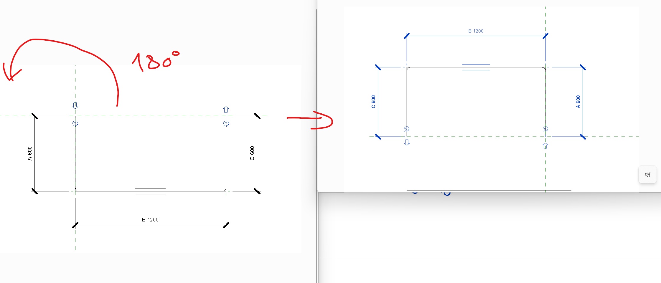 Bending detail of 3D rebar - spacer upside down in Revit