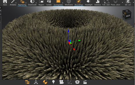 表面の凹凸があるSubstance(.sbsar)ファイルをVRED Substance