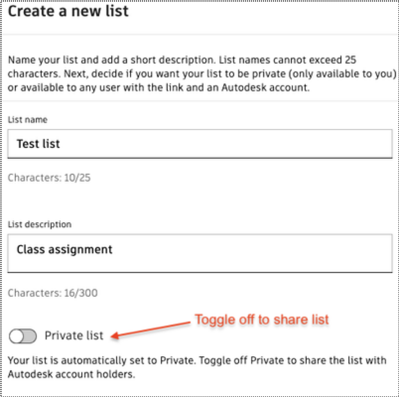 How to create and share playlists in Autodesk Learning