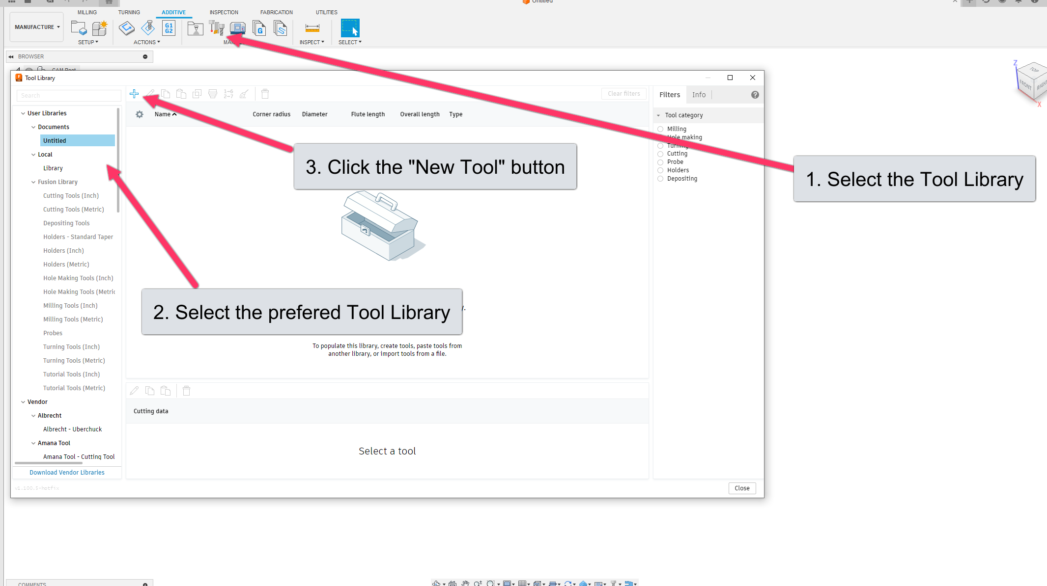 How to create a lathe tool in Fusion