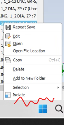 Right-click context menu always appears partially off the screen in ...