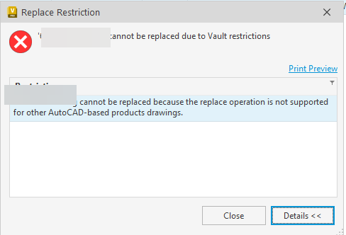 cannot be replaced ...replace operation is not supported for other ...