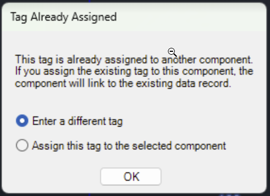 Tag Already Assigned