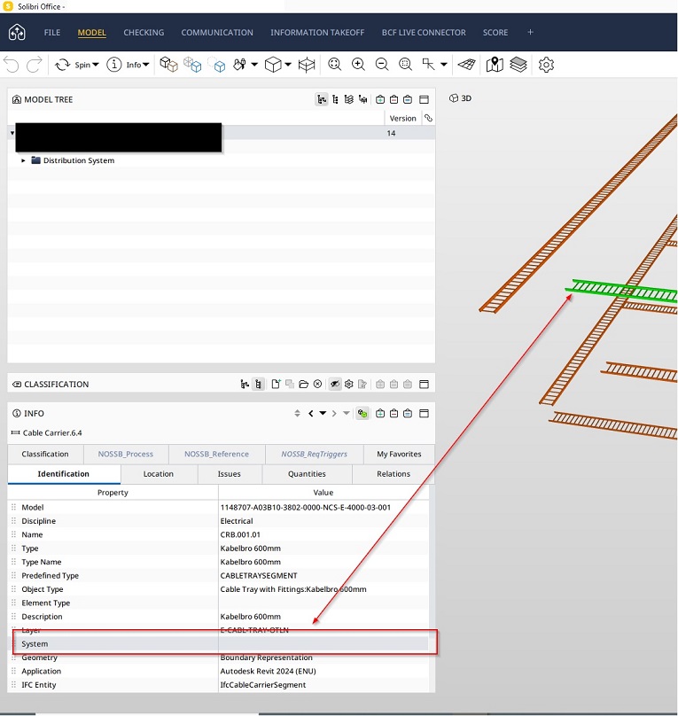 How to fill out System parameter in element exporting IFC from Revit