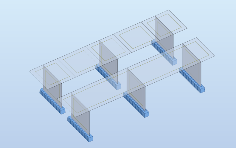 Why deflections of the same concrete slab defined as one panel and ...