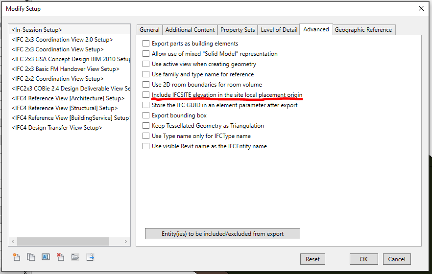 Elements are missing and misaligned in the IFC exported from Revit 2024