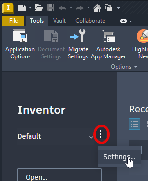 Using a single Inventor Project with Vault