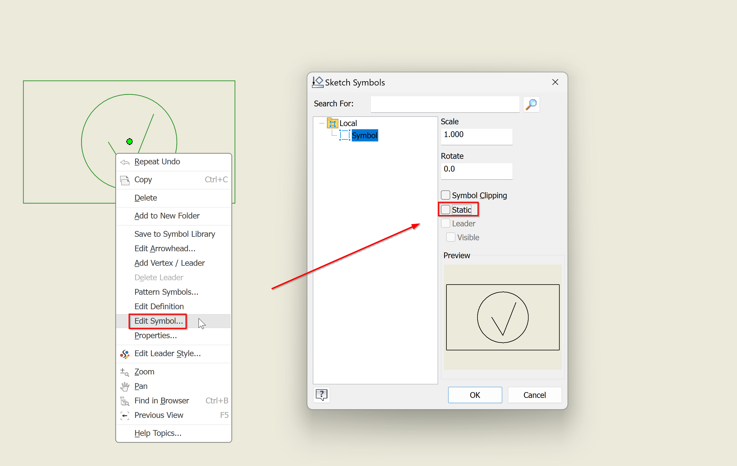 How to enable the scaling (yellow) and rotation (blue) points for a ...
