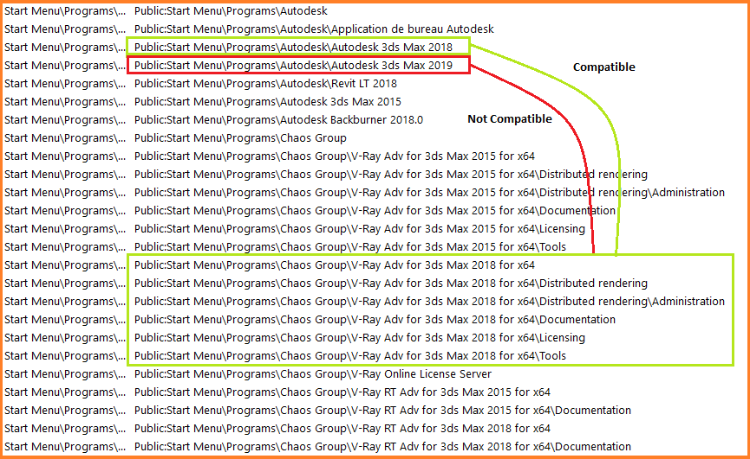 VRay version matches the version of 3ds Max installed