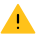 A yellow icon to indicate a warning alert.