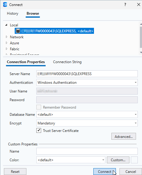 Installing InfoAsset Mobile Server, including SQL Server Express and ...