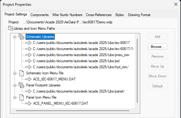 端子台エディタで「wd_default_terminal.dwgが見つかりません」というメッセージが AutoCAD Electrical に ...