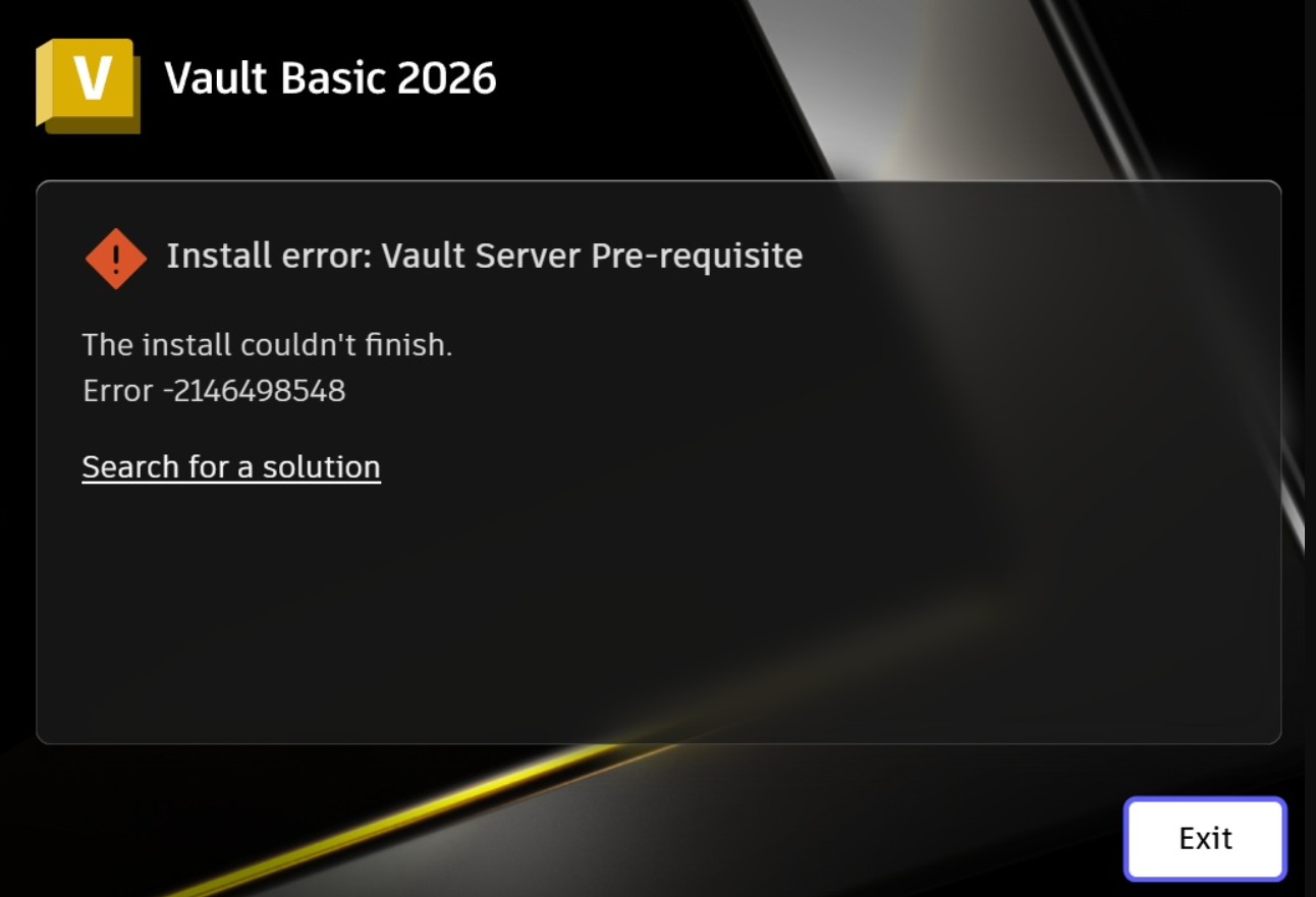 Error "Vault Basic Install error: Vault Server Pre-requisite The ...