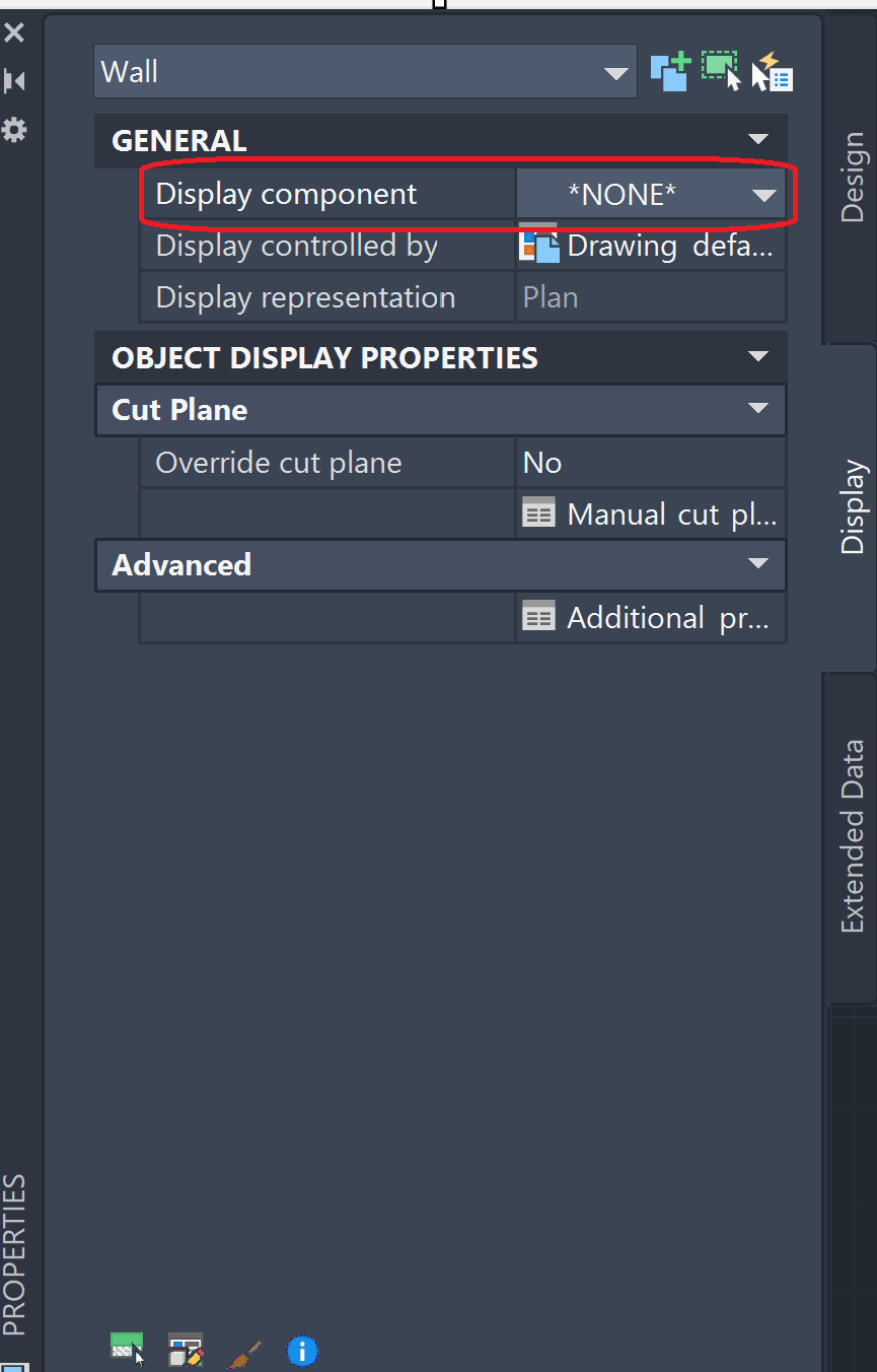 Unable to display hatch on wall style in AutoCAD Architecture
